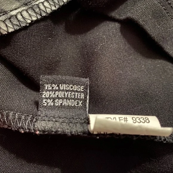 Lynn Ritchie Orange Exposed Zipper 3/4 Sleeve Top - Picture 5 of 5